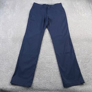 Orvis‎ Pants Mens 30x32 Blue Tech Performance Chino 6-Pockets Stretch Comfort